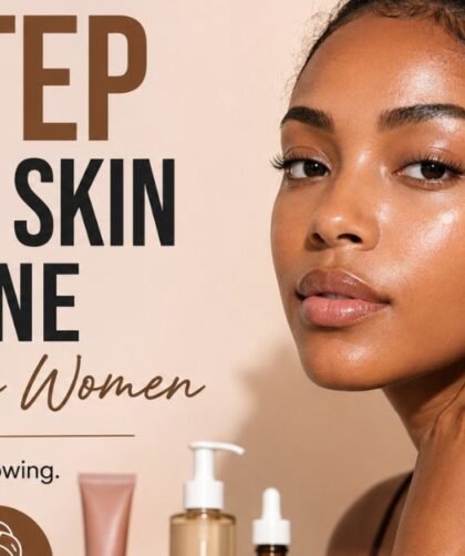 glass skin routine for black women